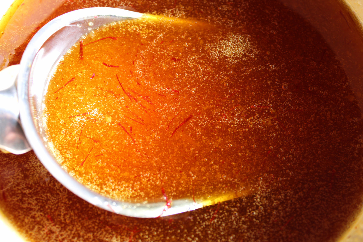 Saffron Infused Honey